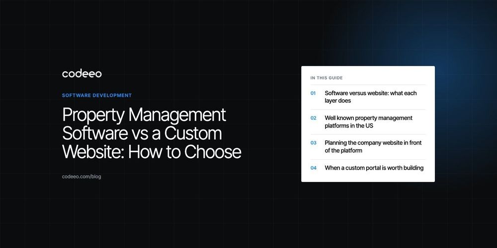 Property Management Software vs a Custom Website: How to Choose