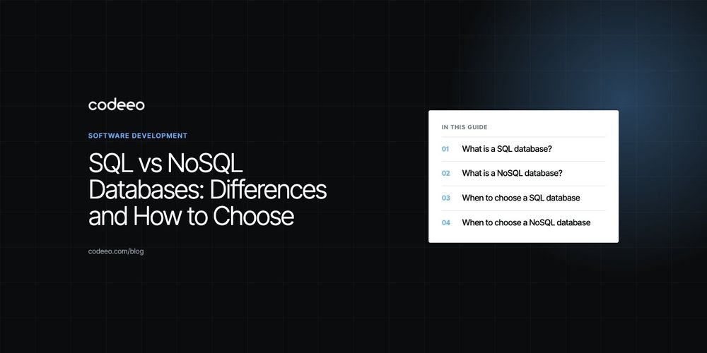 SQL vs NoSQL Databases: Differences and How to Choose