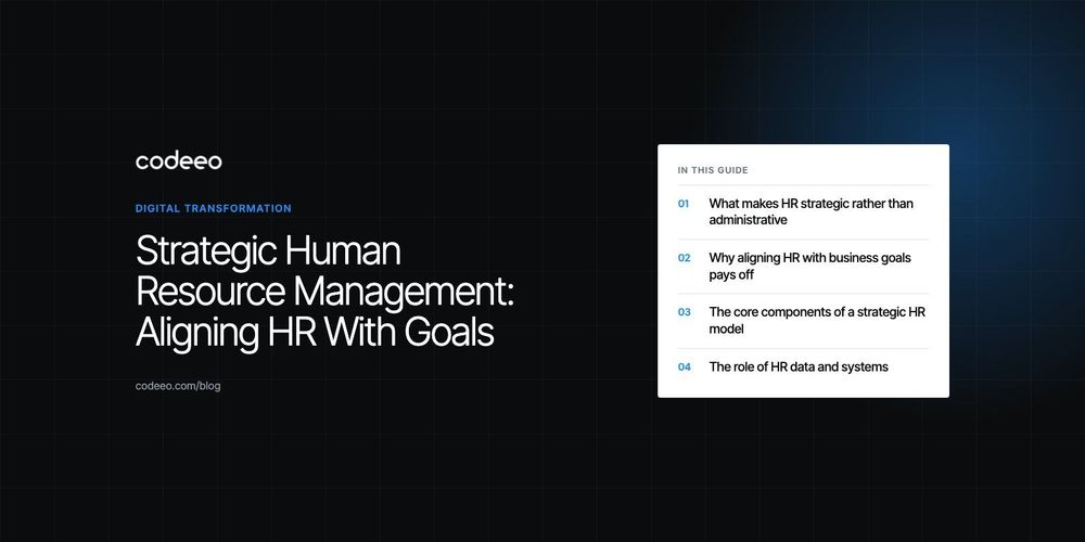 Strategic Human Resource Management: Aligning HR With Goals
