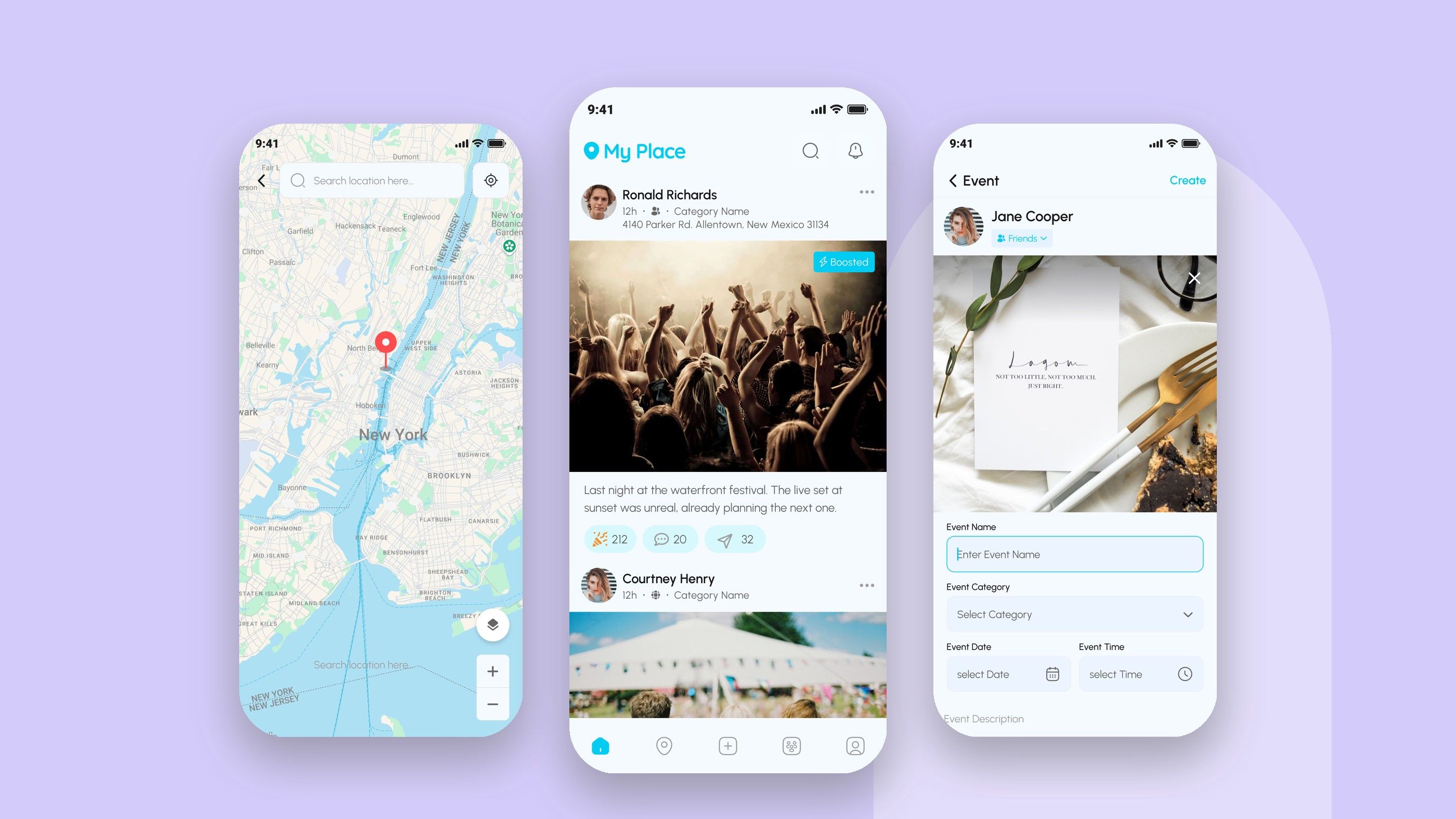 MY PLACES project by Codeeo