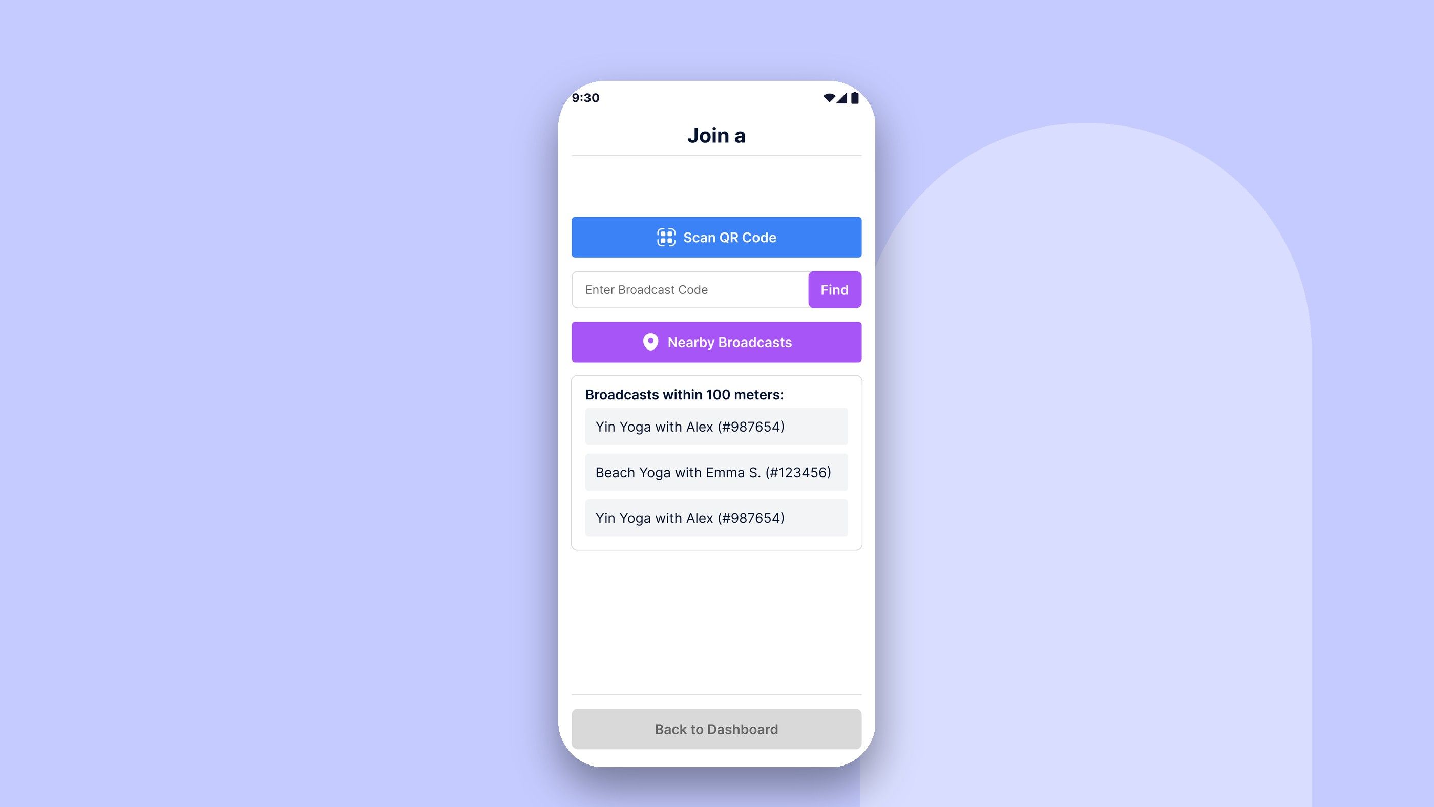 OURCAST LIVE: Join a broadcast