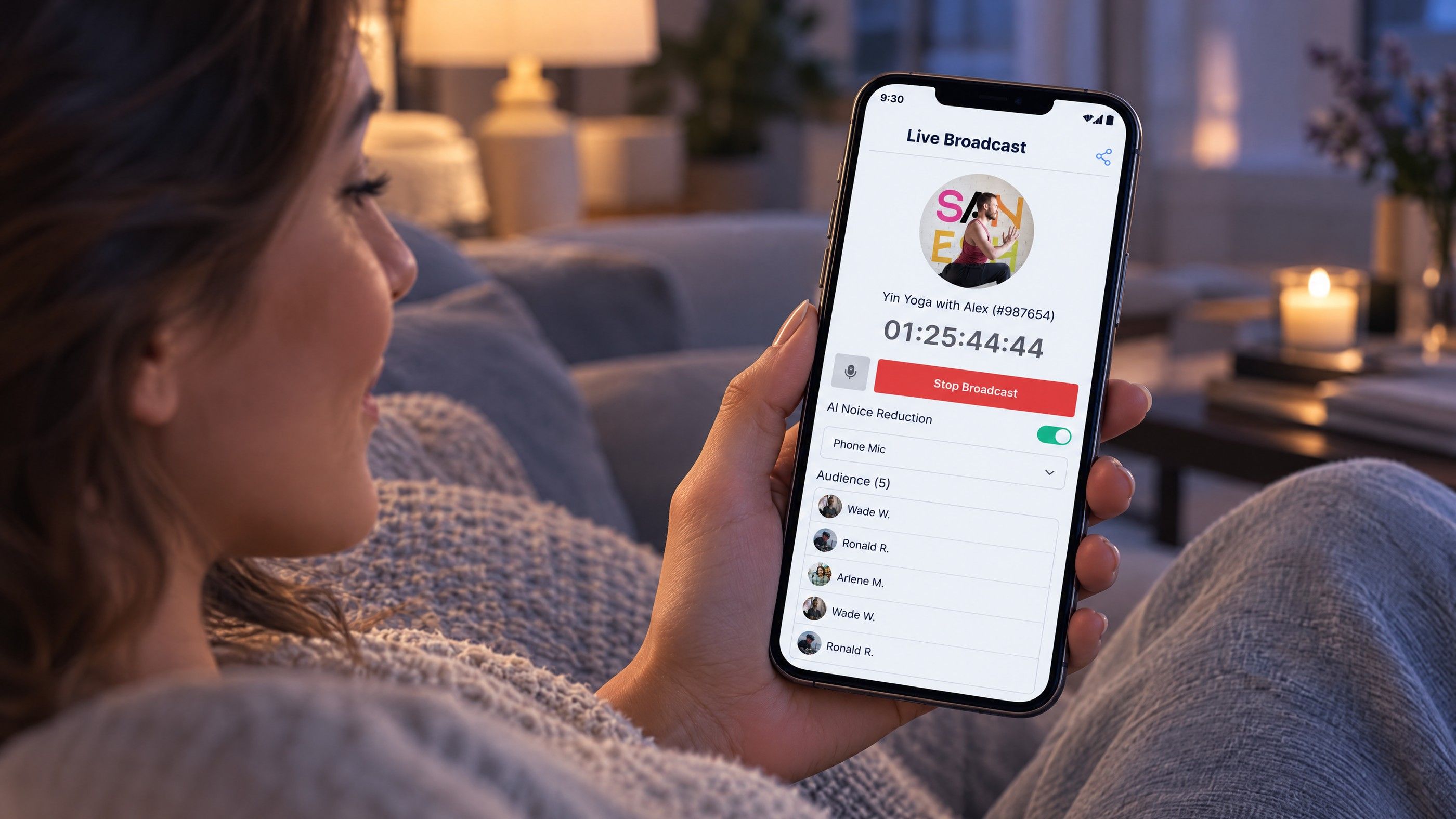 OURCAST LIVE project by Codeeo