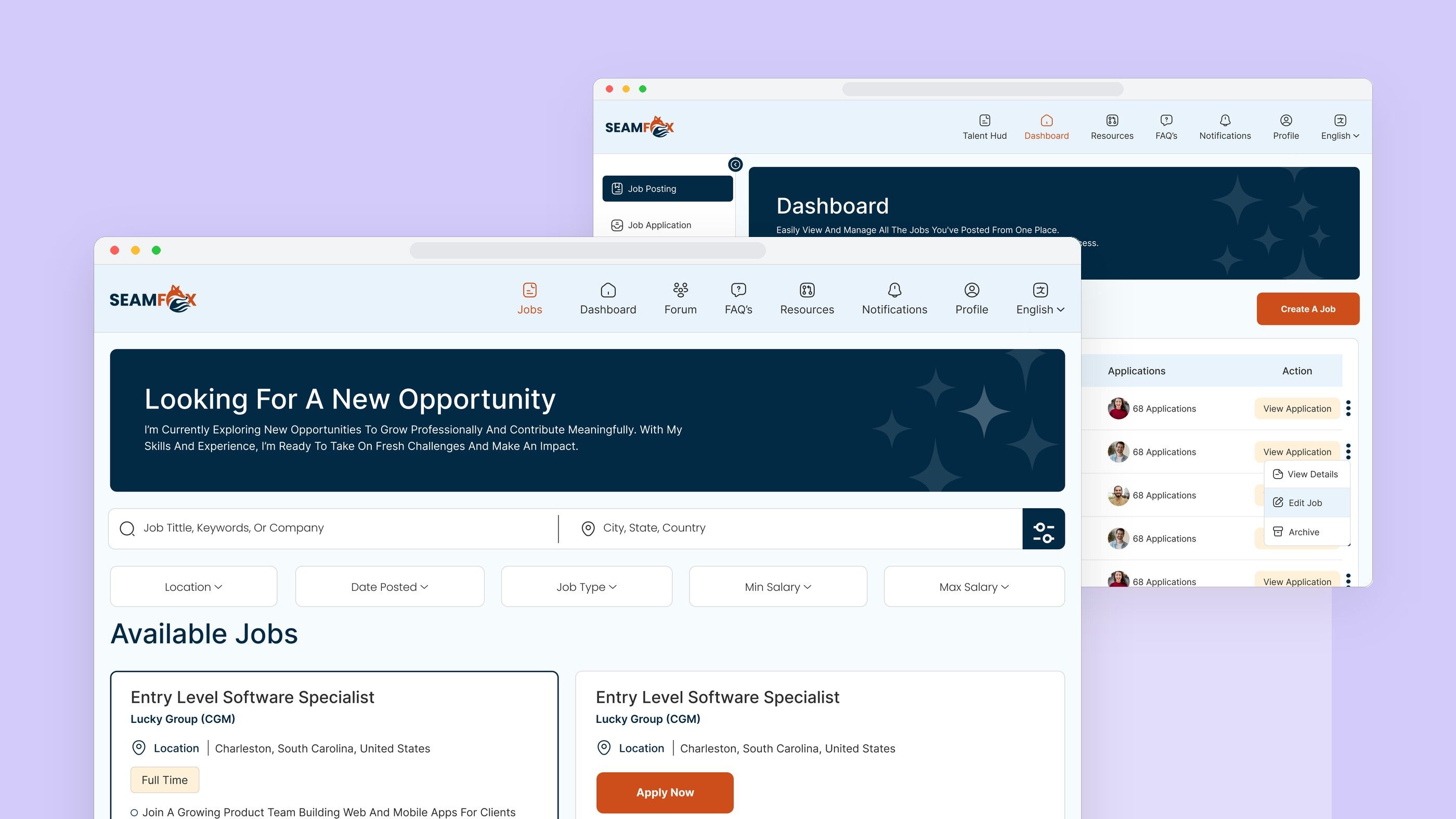 SEAMFOX project by Codeeo