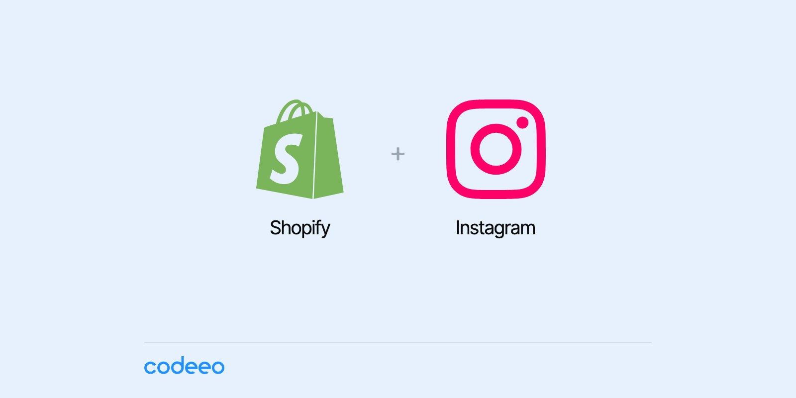 Shopify and Instagram logos