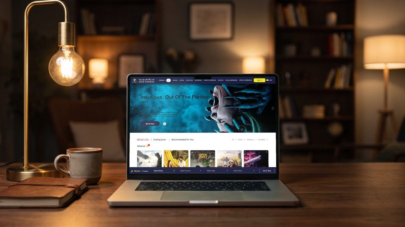 STAR CINEMAS project by Codeeo